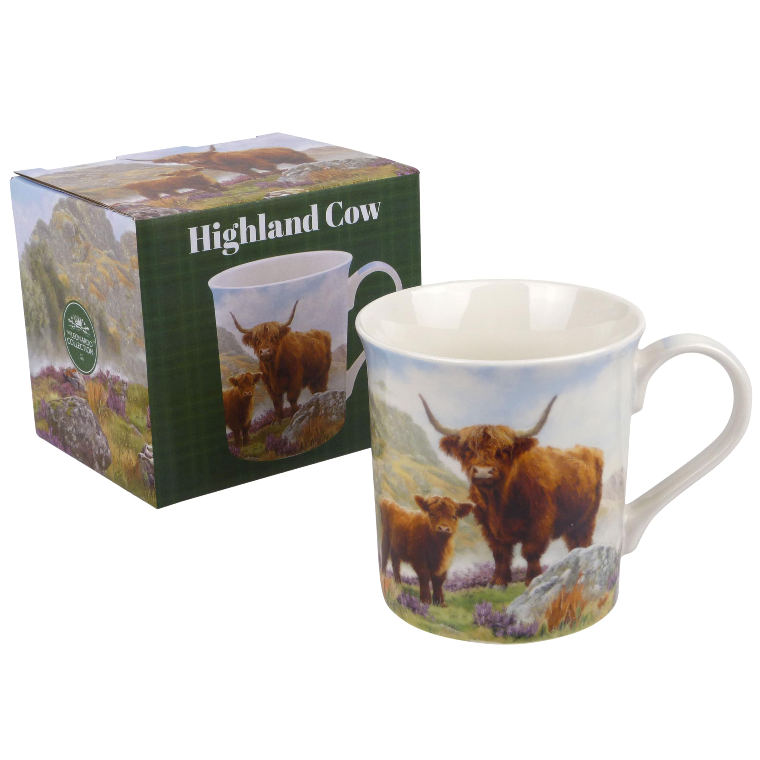 Highland Cow & Calf Fine China Mug, Macneil Studio, Cows, Cattle, Gifts LP96515