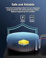 Vista 5 de DEWENWILS Transformador inteligente de paisaje de bajo voltaje de 120 W, 120 V CA a 12 V CA para luces LED de paisaje, iluminación al aire libre