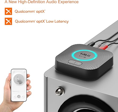 Miniatura 2 de 1Mii B06S Receptor Bluetooth 5.2 para Sistema de Transmisión de Música, Adaptador de Audio Inalámbrico de Alta Fidelidad para Receptor Estéreo