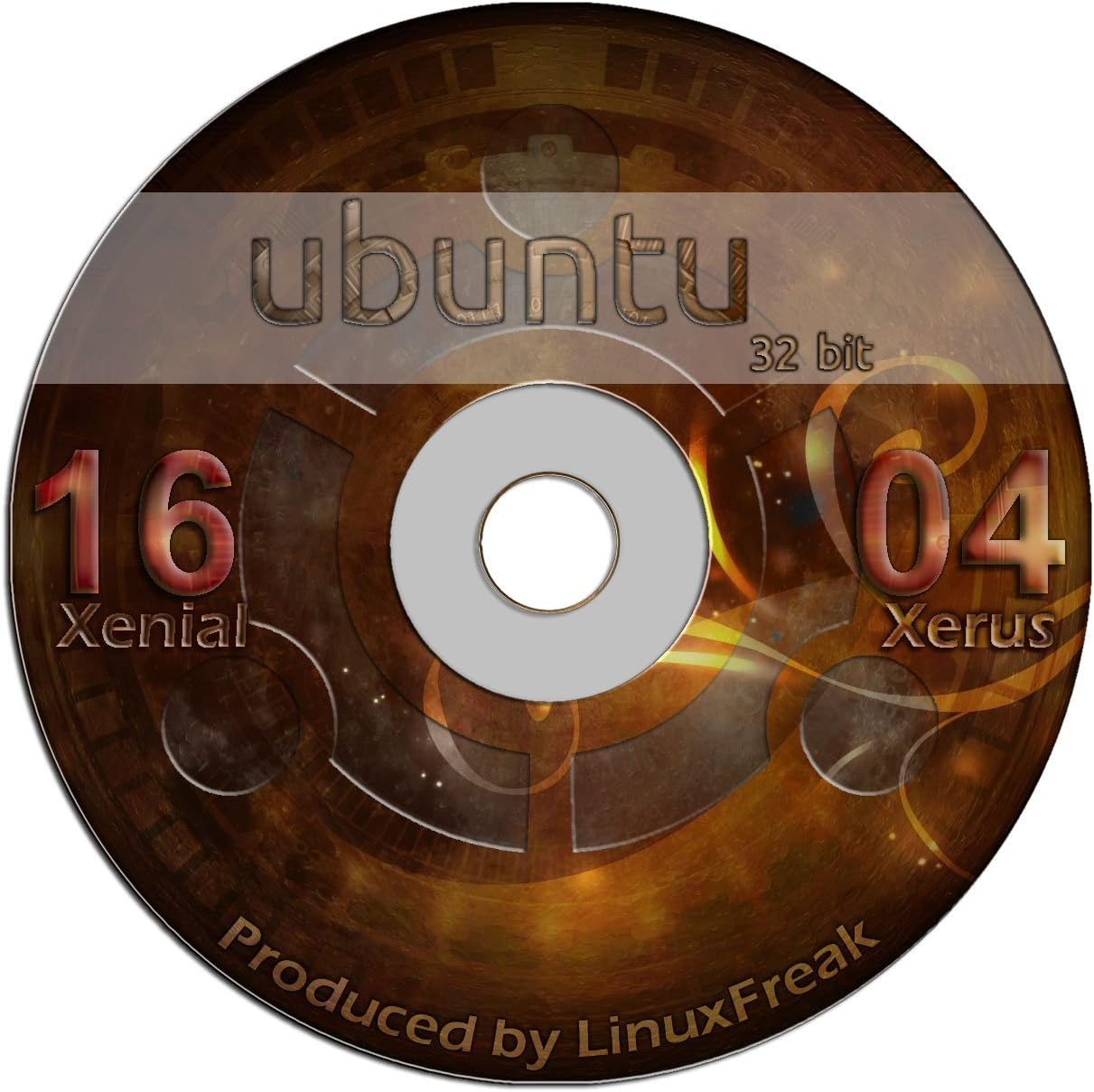 Ubuntu Linux 16.04 DVD Long Term Support OFFICIAL 32