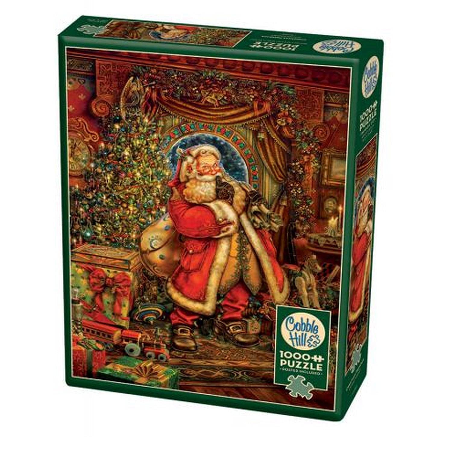 Cobble Hill Christmas Presence Jigsaw Puzzle - Nostalgic Holiday Scene For Family Fun