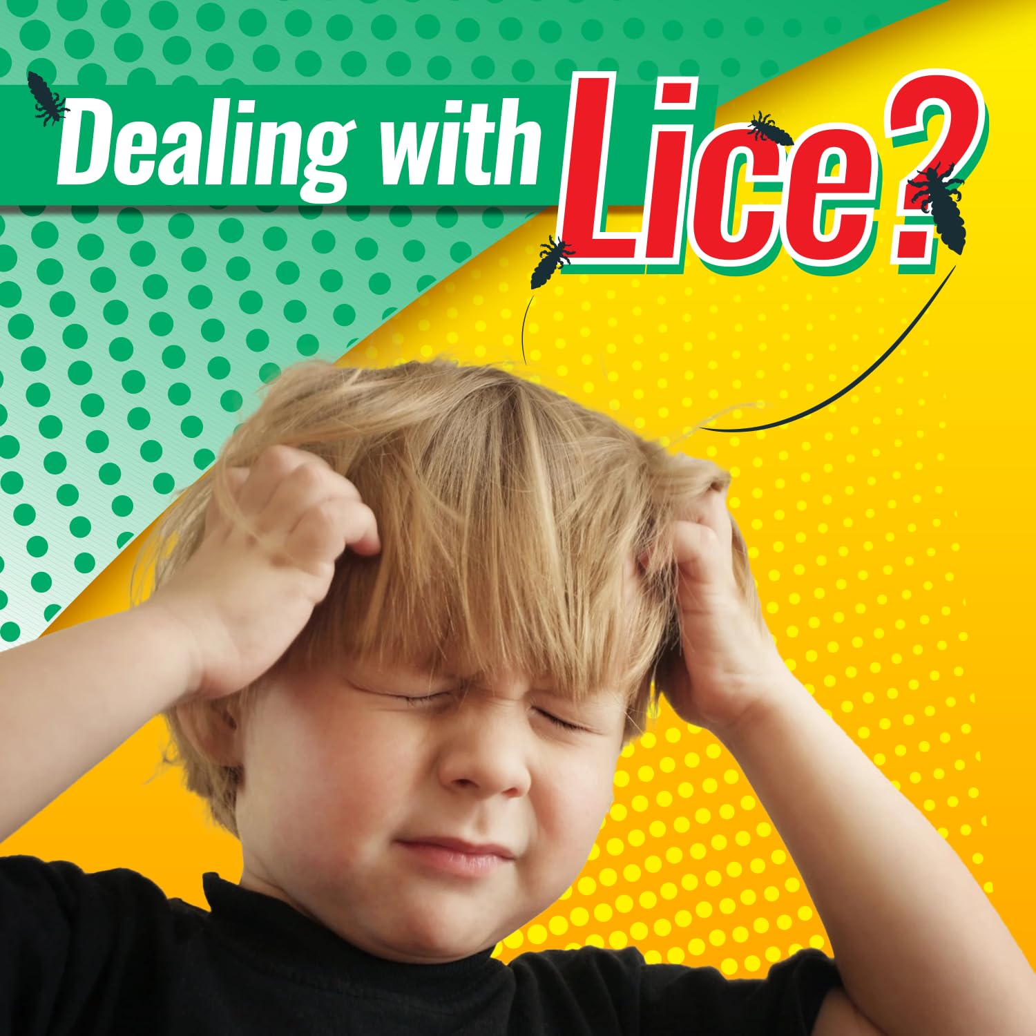 Lice Shampoo for Kids and Adults – Fine-Toothed Lice Comb Included; Kills Lice on Scalp and Body Hair; Removes Nits and Eggs; Effective Lice Treatment for All Hair Types | 4 Fl Oz | 1-Pack