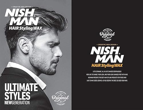 Miniatura 10 de nishman Serie de cera en gel para peinar el cabello, 5.1 fl oz (paquete de 1, 05 queratina)