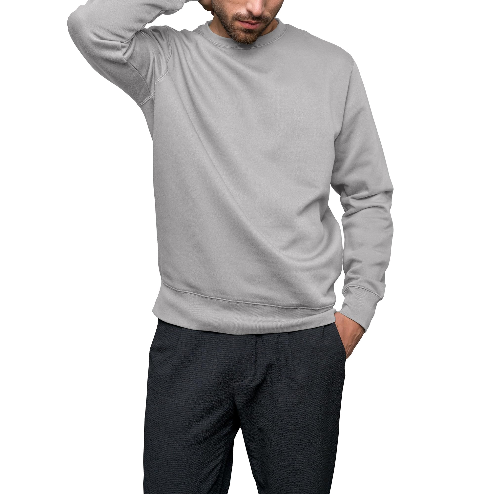 HRM Unisex Sweatshirt I Premium Sweatshirt für Damen & Herren bis 60°C waschbar I Basic Sweatshirt I Damen- & Herren-Pullover I Workwear I Hochwertige & nachhaltige Kleidung