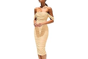 Women's Sexy Off-The-Shoulder Bodycon Party Dress