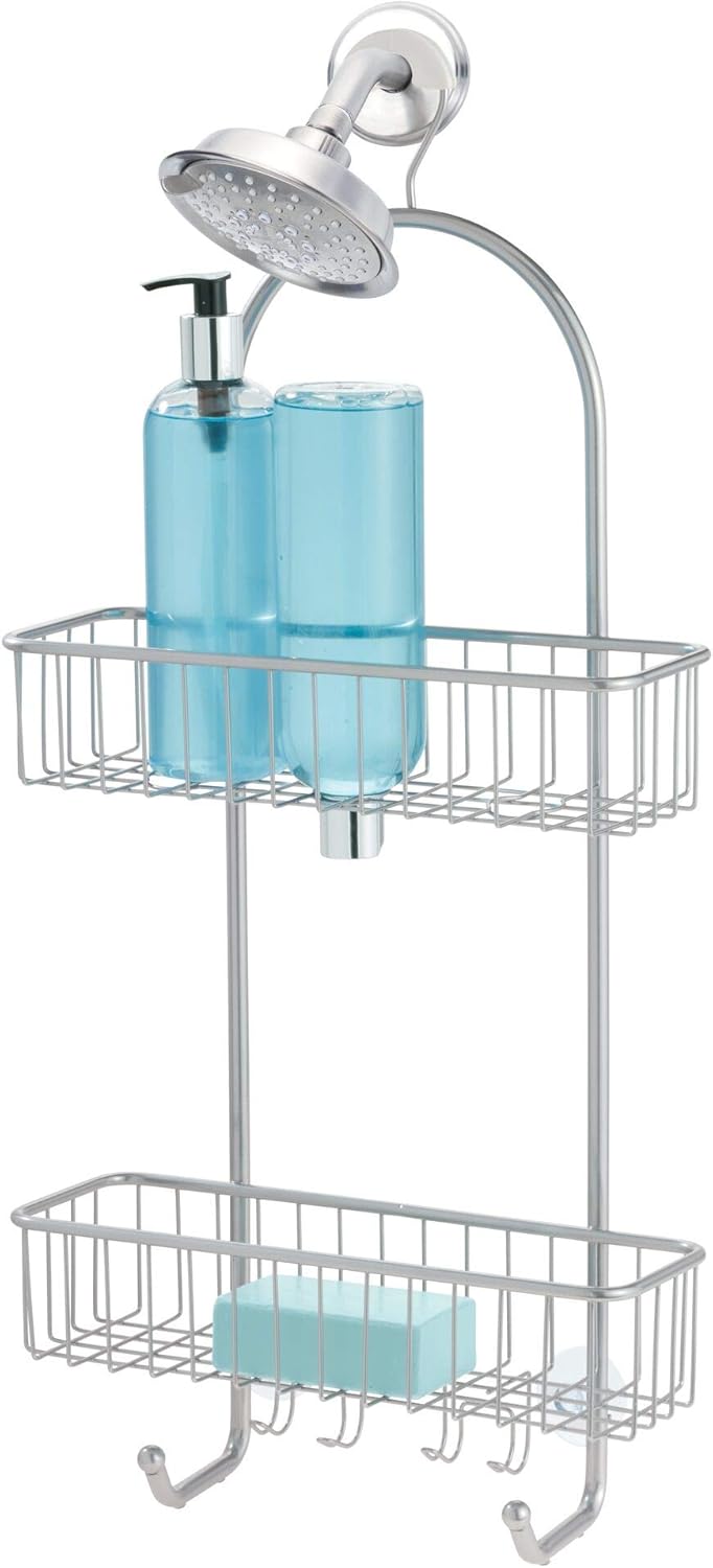 InterDesign Classico Bathroom Shower Caddy for Shampoo, Conditioner