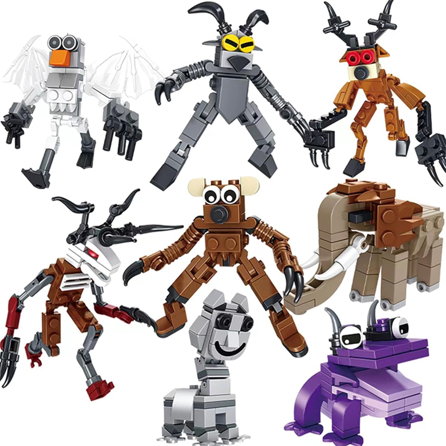 testlili 99 Nights in the Forest Building Set – 480Pcs Brick Toy with Deer Monster Creatures, Creative Construction Game for Kids & Adults