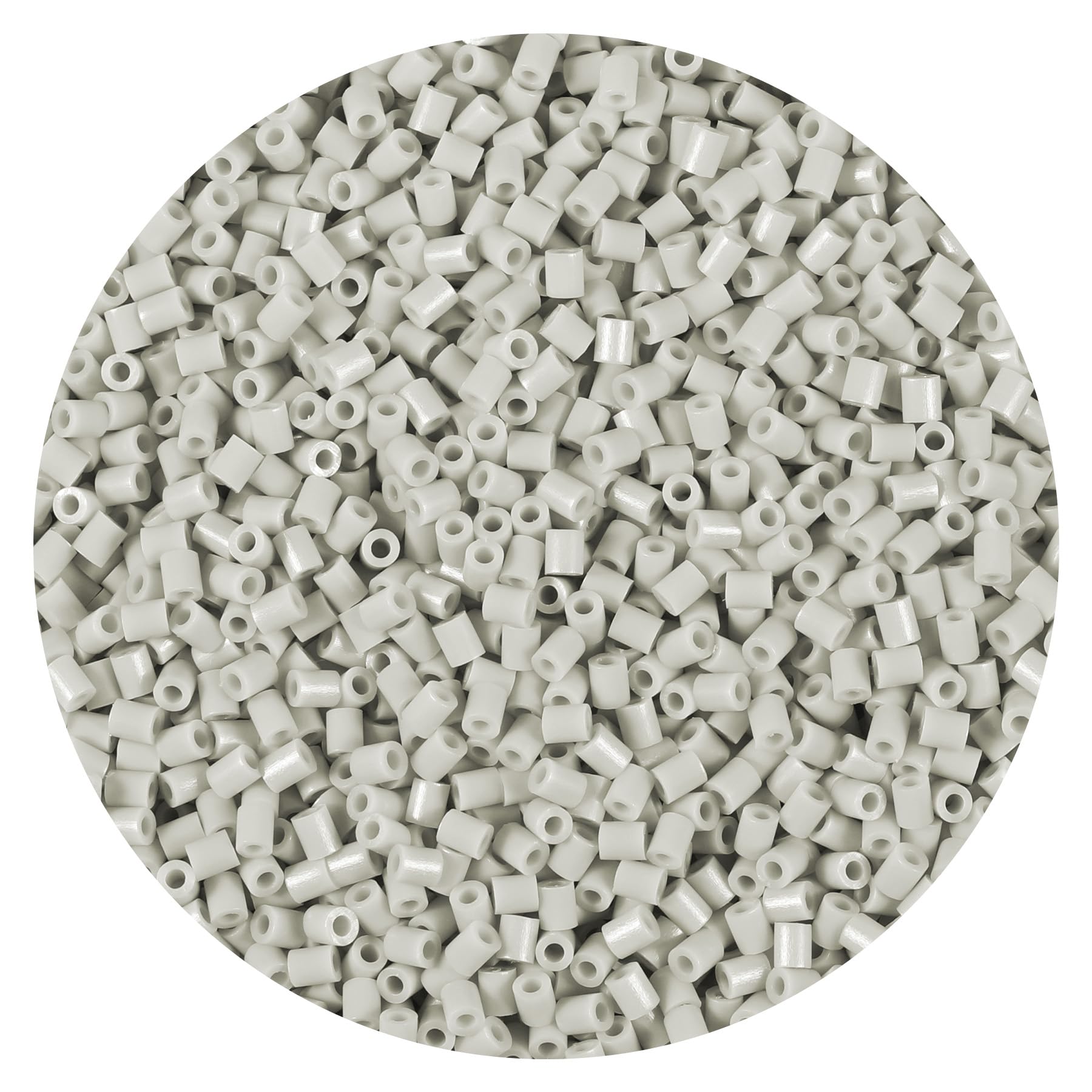 10000Pcs Loose Mini Fuse Beads 2.6mm Bulk Refill Kit Stress Relief Pixel Art 3D Craft Melting Beads for DIY Decor Crafts Creative Handmade Projects (H9 Grey 5)