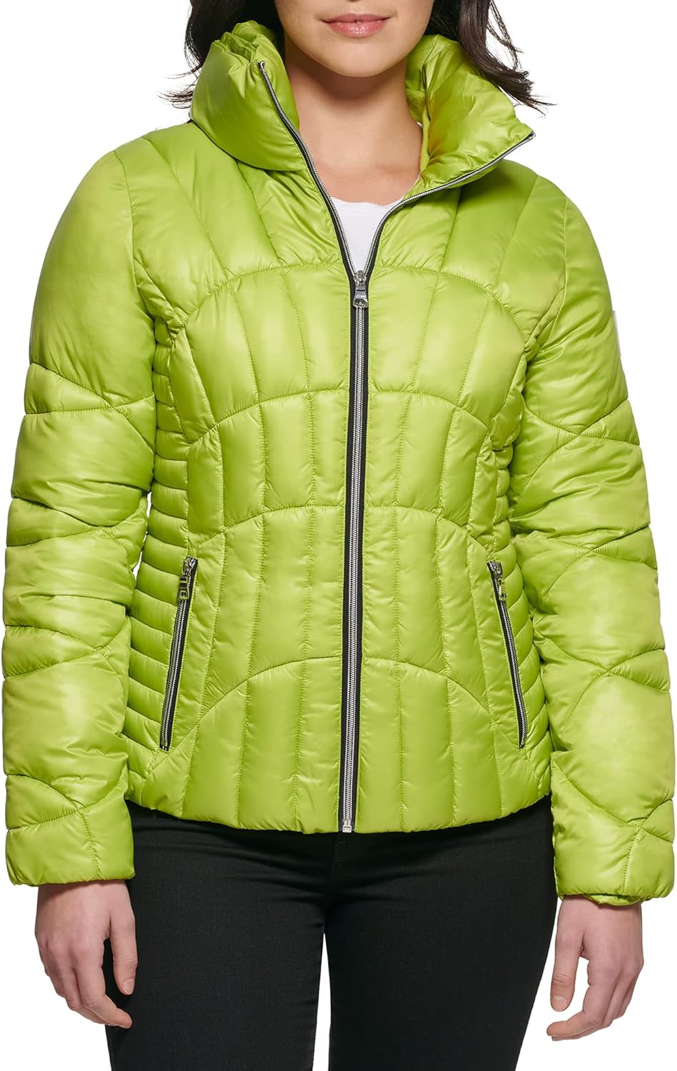 GUESS womens Fall Jackets for Women, Puffer Jacket, Quilted Jackets for Women
