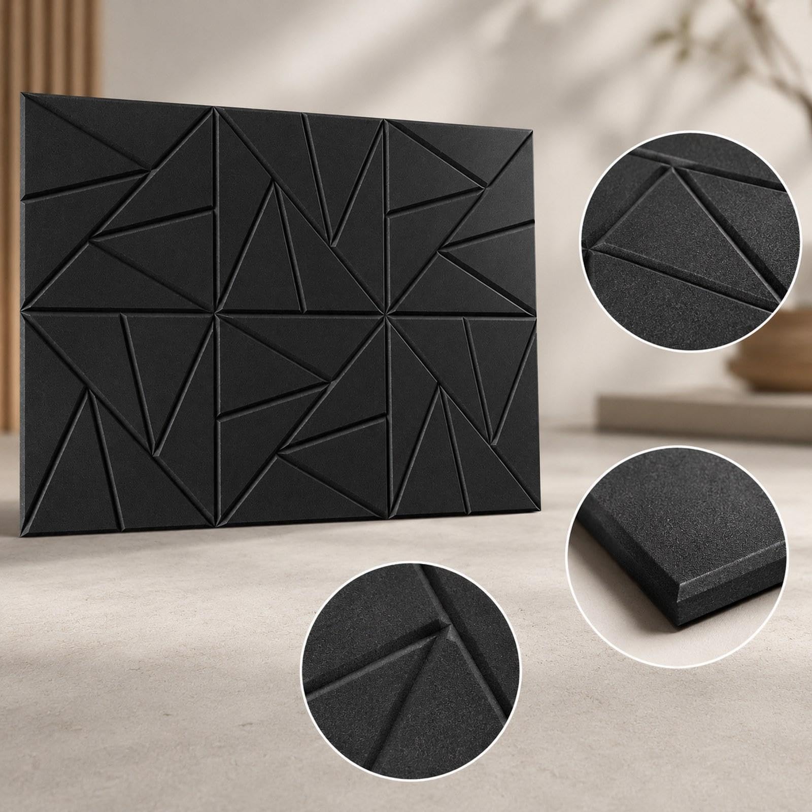8 Paneles Acústicos Insonorizados, Paneles de Pared Acústicos Decorativos, Sonido.