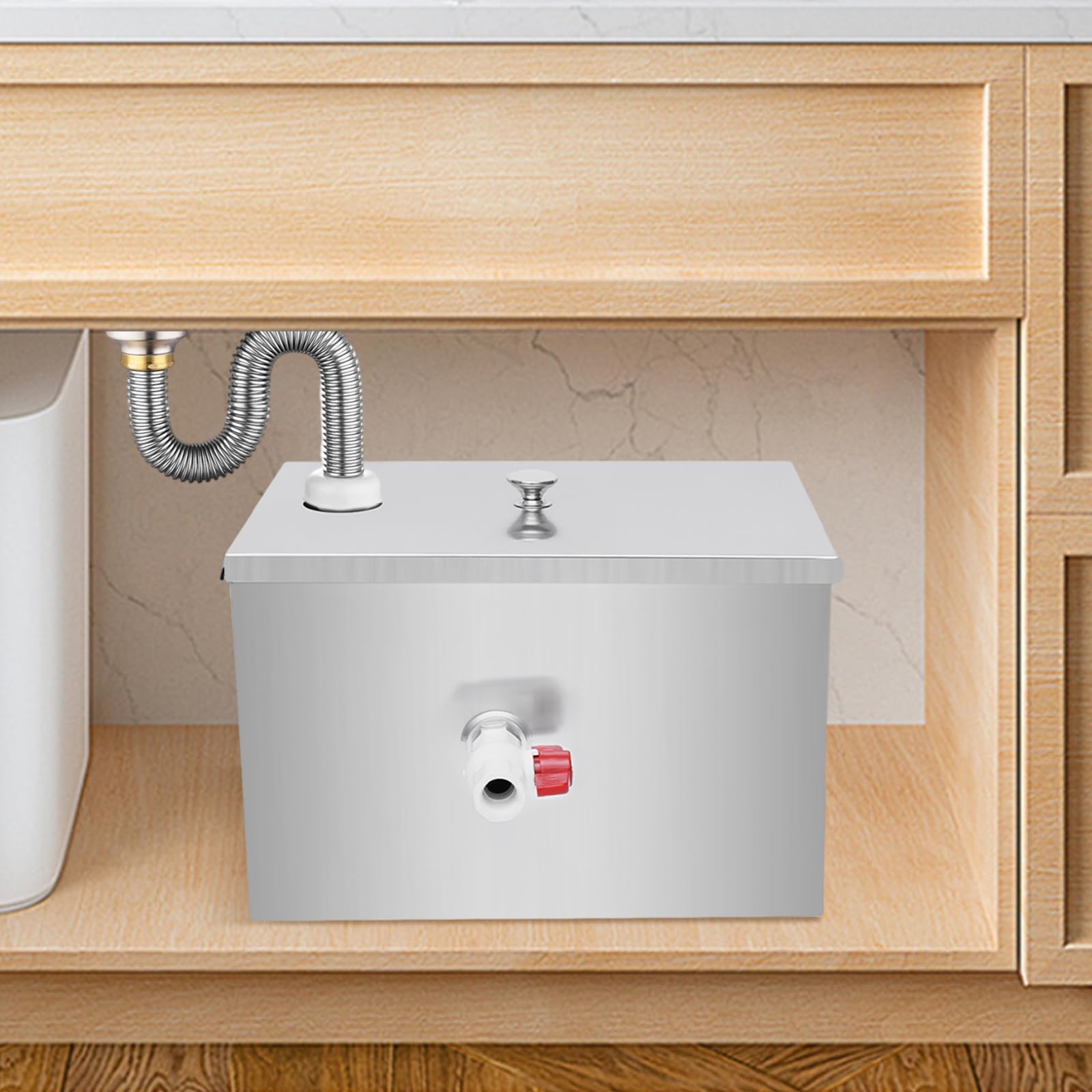 Séparateur de graisse pour eaux usées - Petit séparateur de graisse - En acier inoxydable - Pour le traitement des eaux usées de cuisine