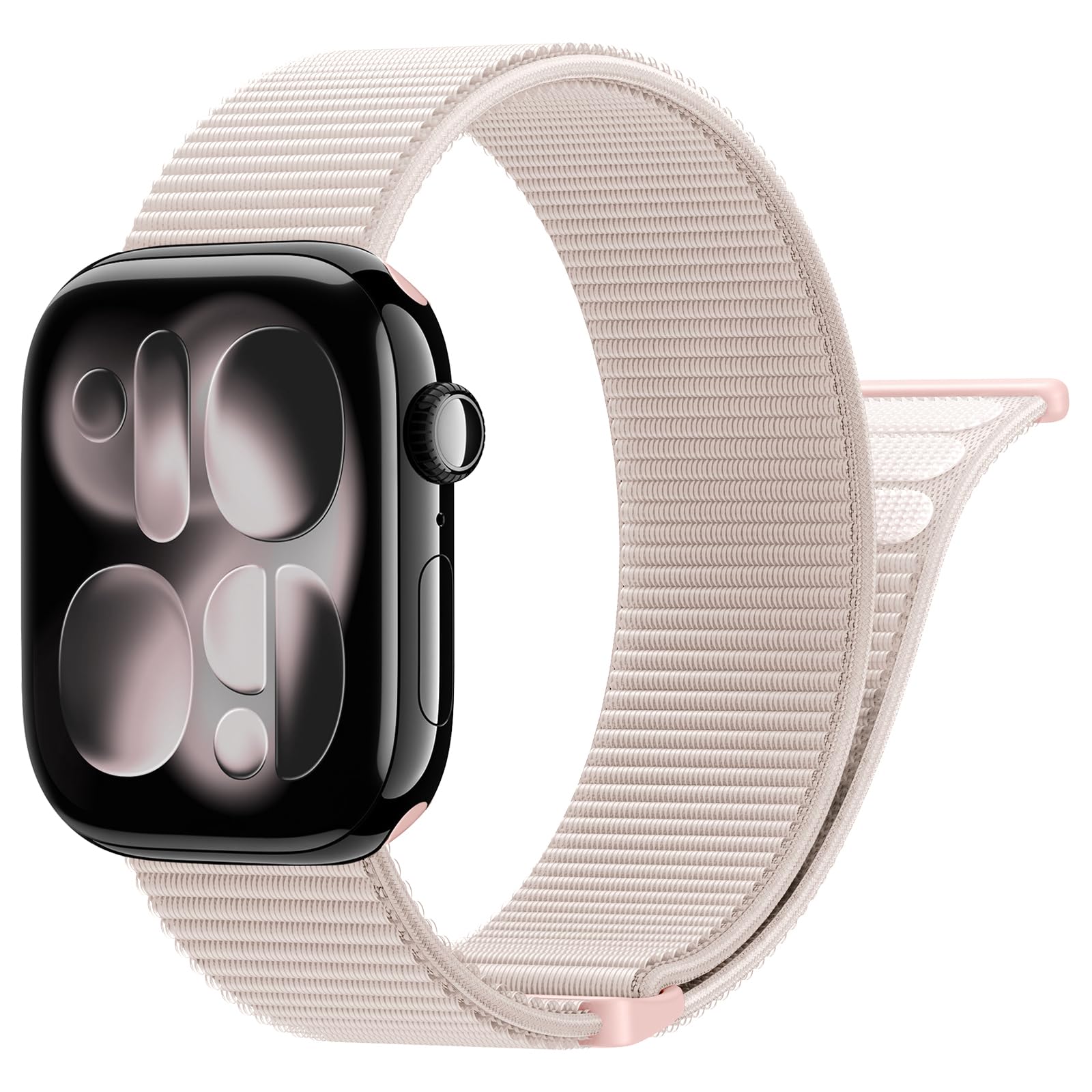 Yoohoo Nylon Armband Kompatibel mit Apple Watch Armband 40mm 41mm 42mm 38mm 46mm 44mm 45mm 49mm, Verstellbare Sport Armband für iWatch SE Ultra Ultra2 Series 10 9 8 7 6 5 4 3 2 1 Damen/Herren