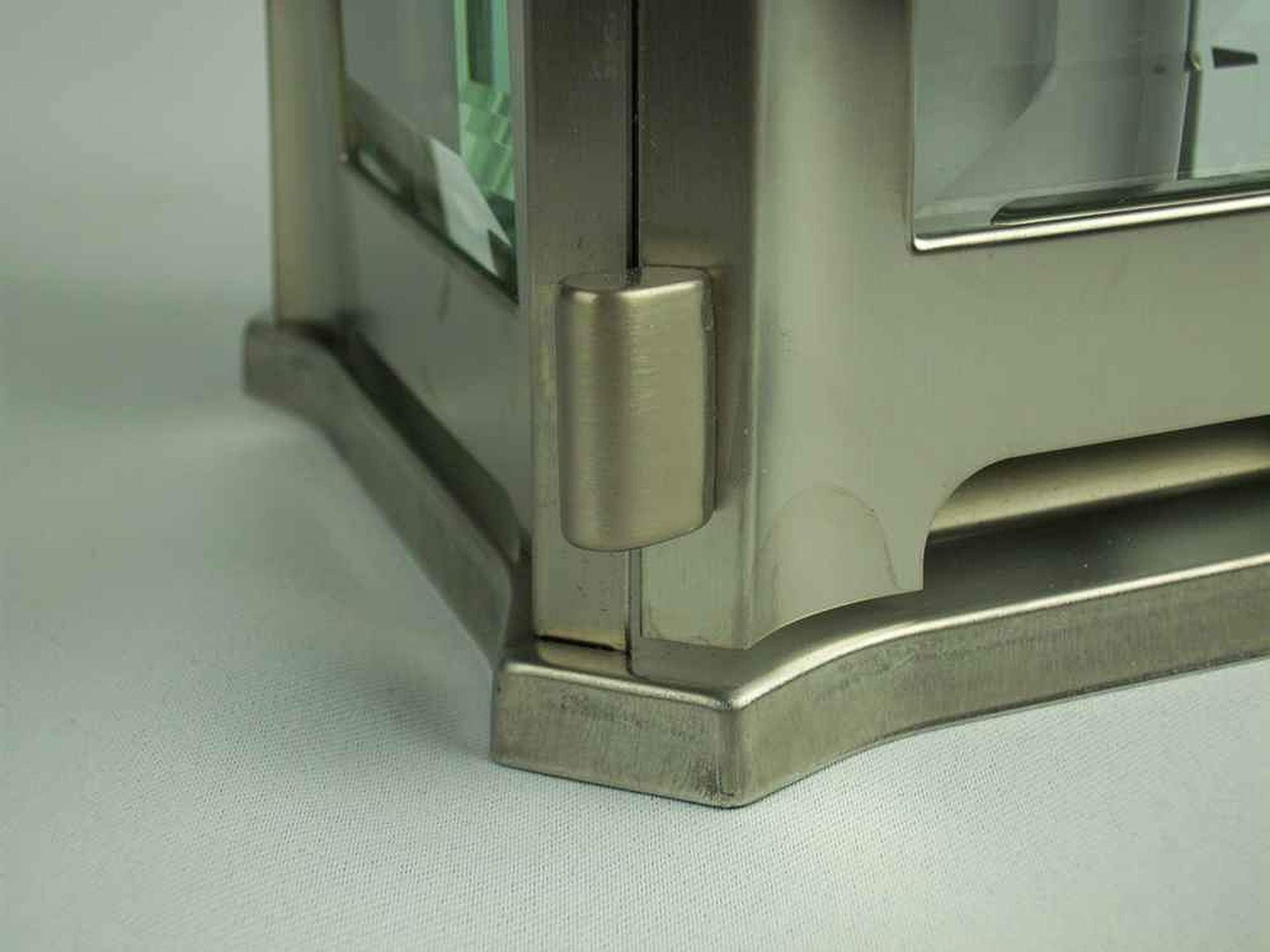 designgrab ael5agb 1oliv Grab Lampada Venezia in Acciaio Inox, Argento, 13 x 13 x 24 cm