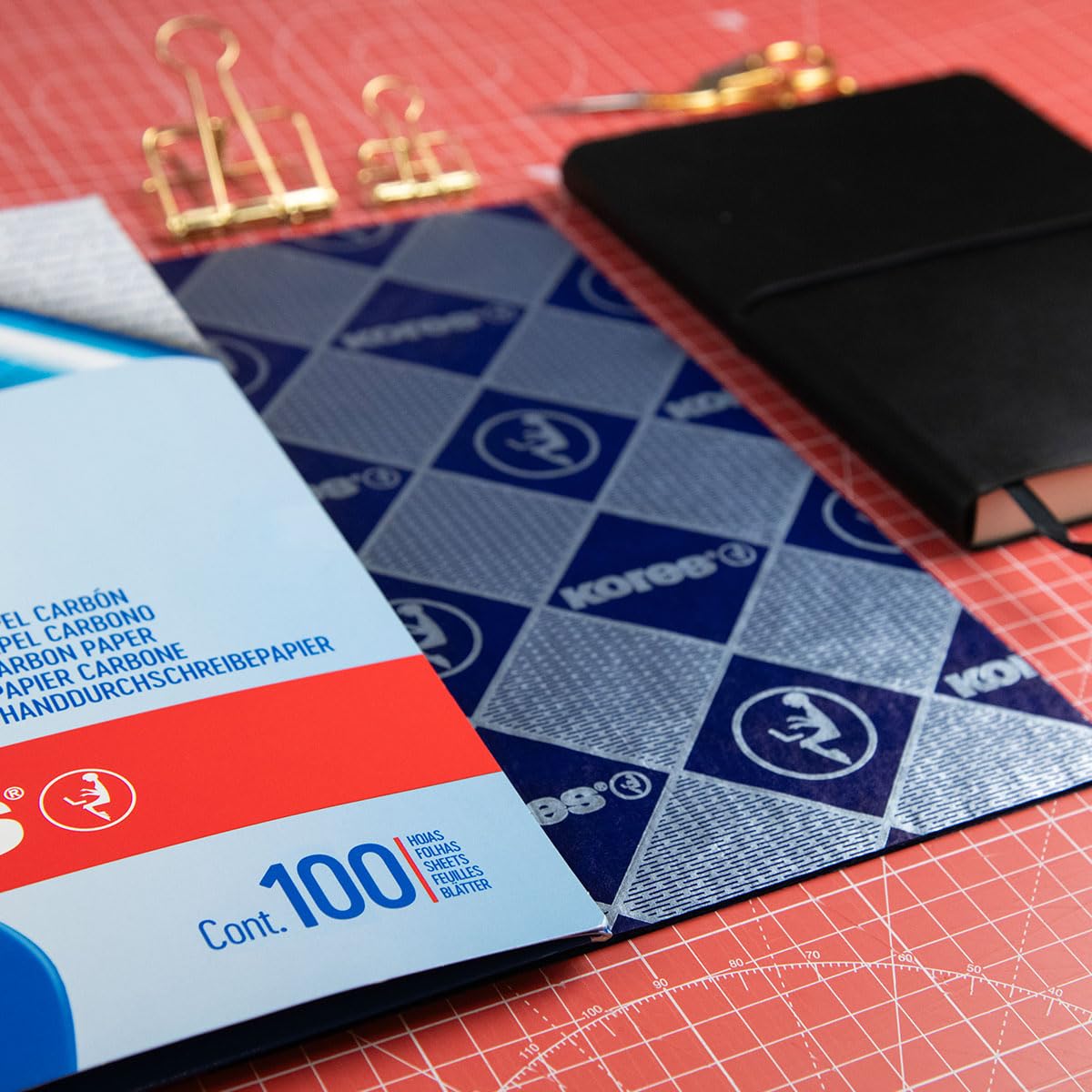 Kores 78478P carta copiativa DIN A4 blu 100 fogli