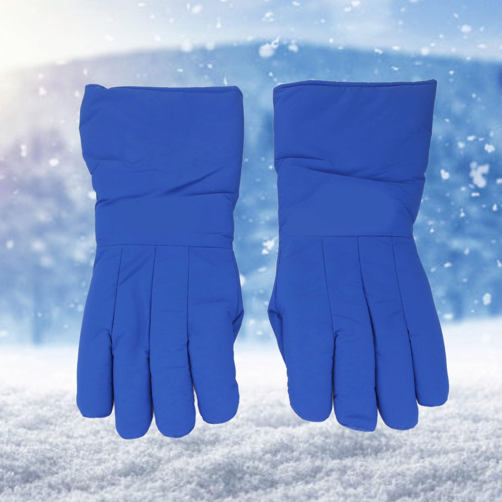Guanti antigelo Guanti resistenti al freddo a bassa temperatura 48 cm Pelle bovina a 3 strati per laboratorio Azoto liquido Manipolazione di ghiaccio secco Congelamento