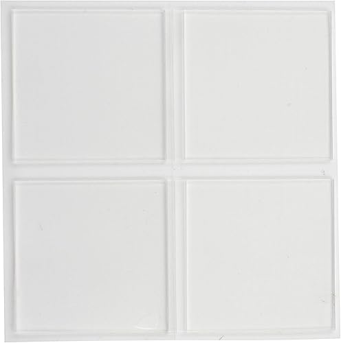 Gorilla Tough & Clear Double Sided Tape Squares, Clear Tape, 24 1" Pre-Cut Mounting Squares (Pack of 1)