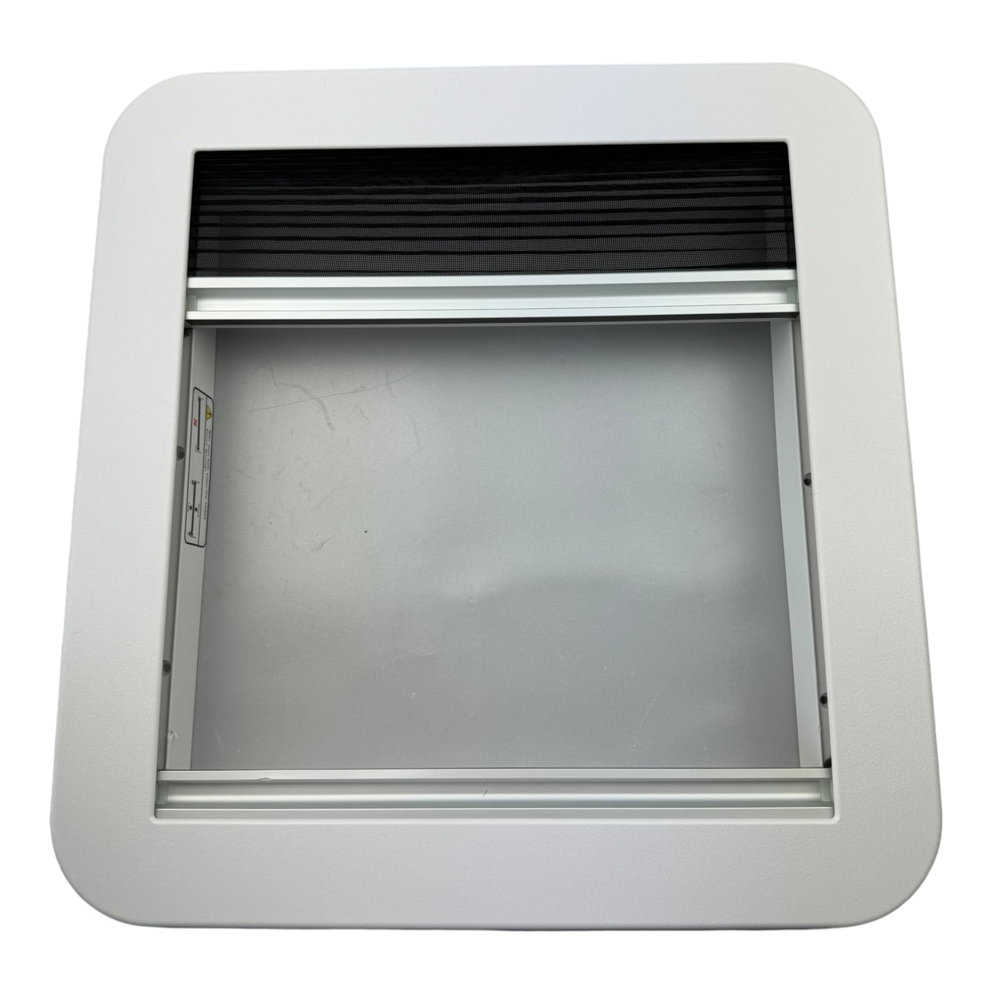 Aerodynamische Extra Vent Wohnmobil Dachluke 40x40cm mit klarer Haube