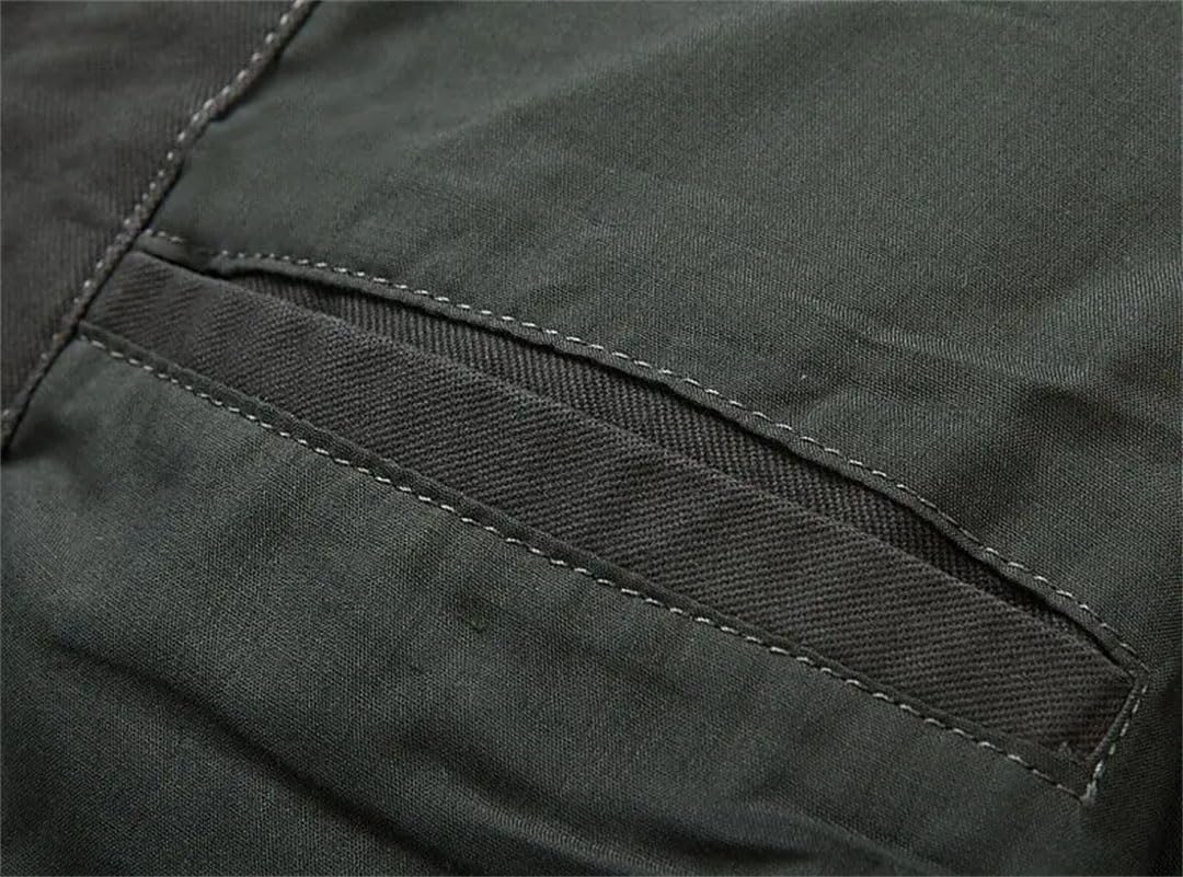 Gilet da uomo Multi Tasche Cotone Gilet di Grandi Dimensioni Maschio Senza Maniche Giacche Gilet Da Pesca