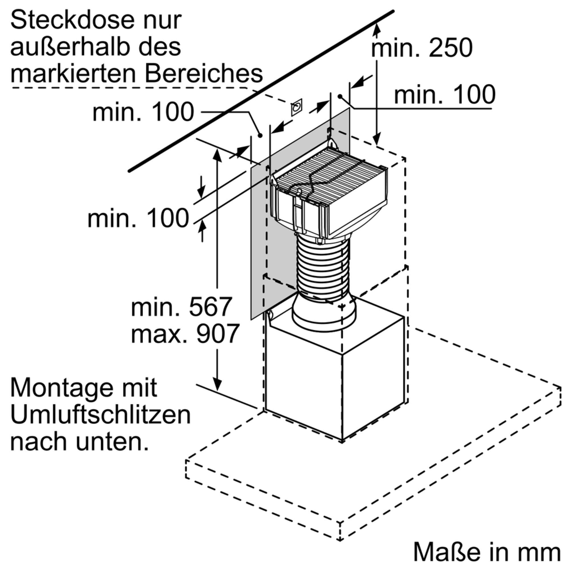 Bosch DWZ1CX1I6 Zubehör für Dunstabzüge, Integriertes Clean Air Plus Umluftmodul
