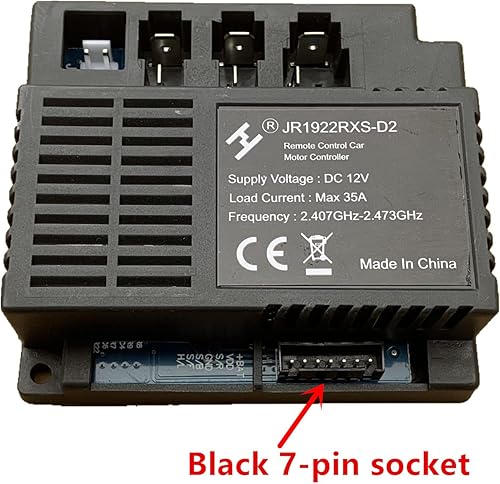 Miniatura 2 de JR1922RXS-D2 12V Niños Powered Ride on Car 2.4G Bluetooth Control remoto y receptor Kit Controlador Caja de Control Accesorios para Niños Eléctrico