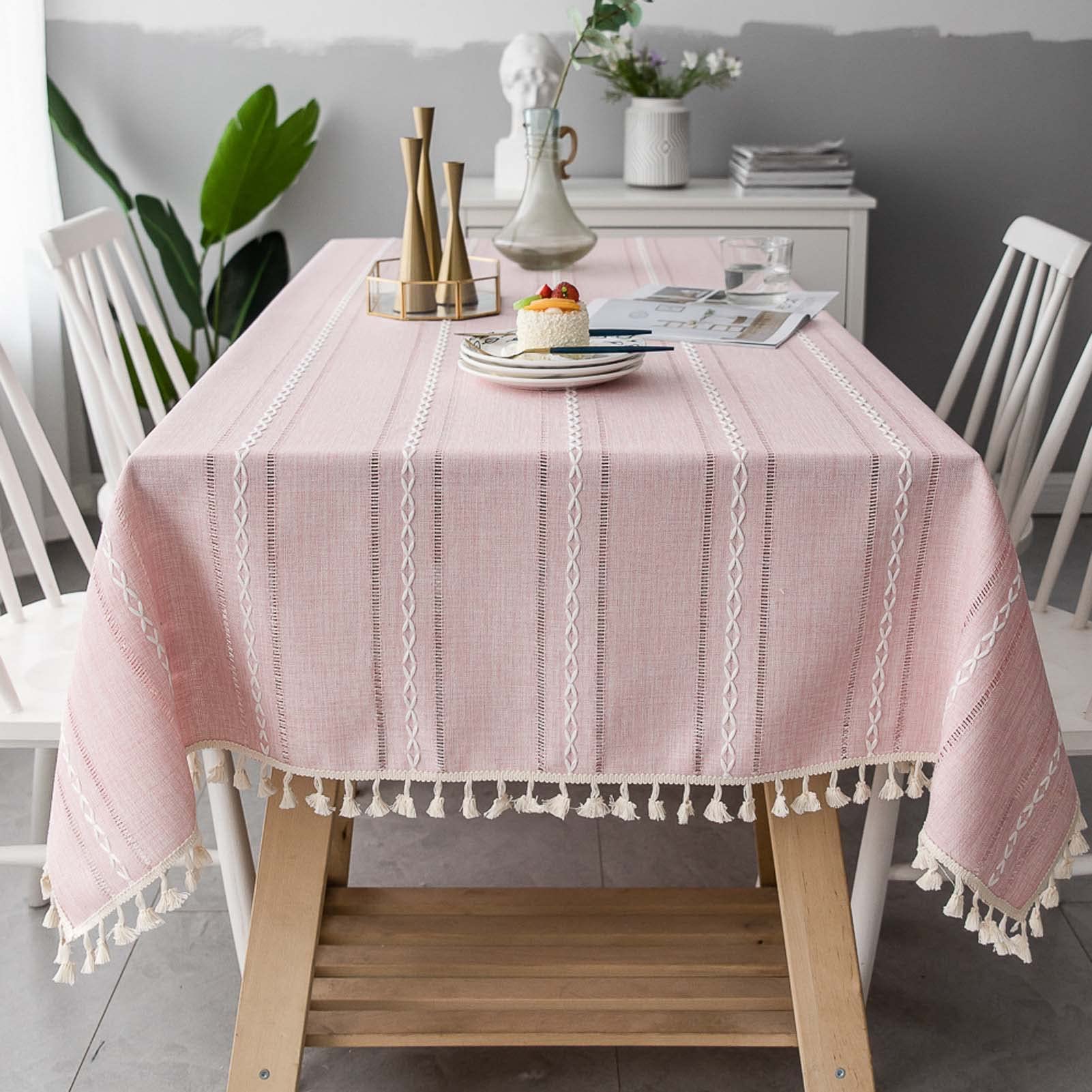 YSUEFIJO Manteles Mesa Rectangular 140x240cm, Mantel Antimanchas, Mantel Resistente a Las Manchas, Manteles Exterior Decorativo, Cubierta de Mesa Lavable Resistente, para Hogar Comedor del Cocina