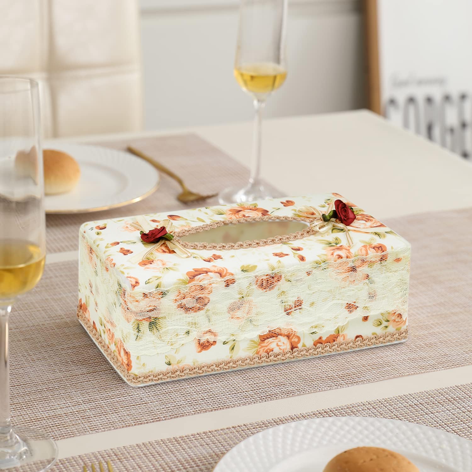 HOKIPO Plastic Tissue Box Holder (AR-4087-D32) 2