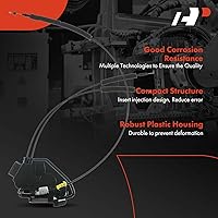 Vista 5 de A-Premium Pestillo de bloqueo de puerta y conjunto de cables compatible con vehículos Nissan – Altima 2013 2014 2015 2016 2017 2018, 2.5L 3.5L