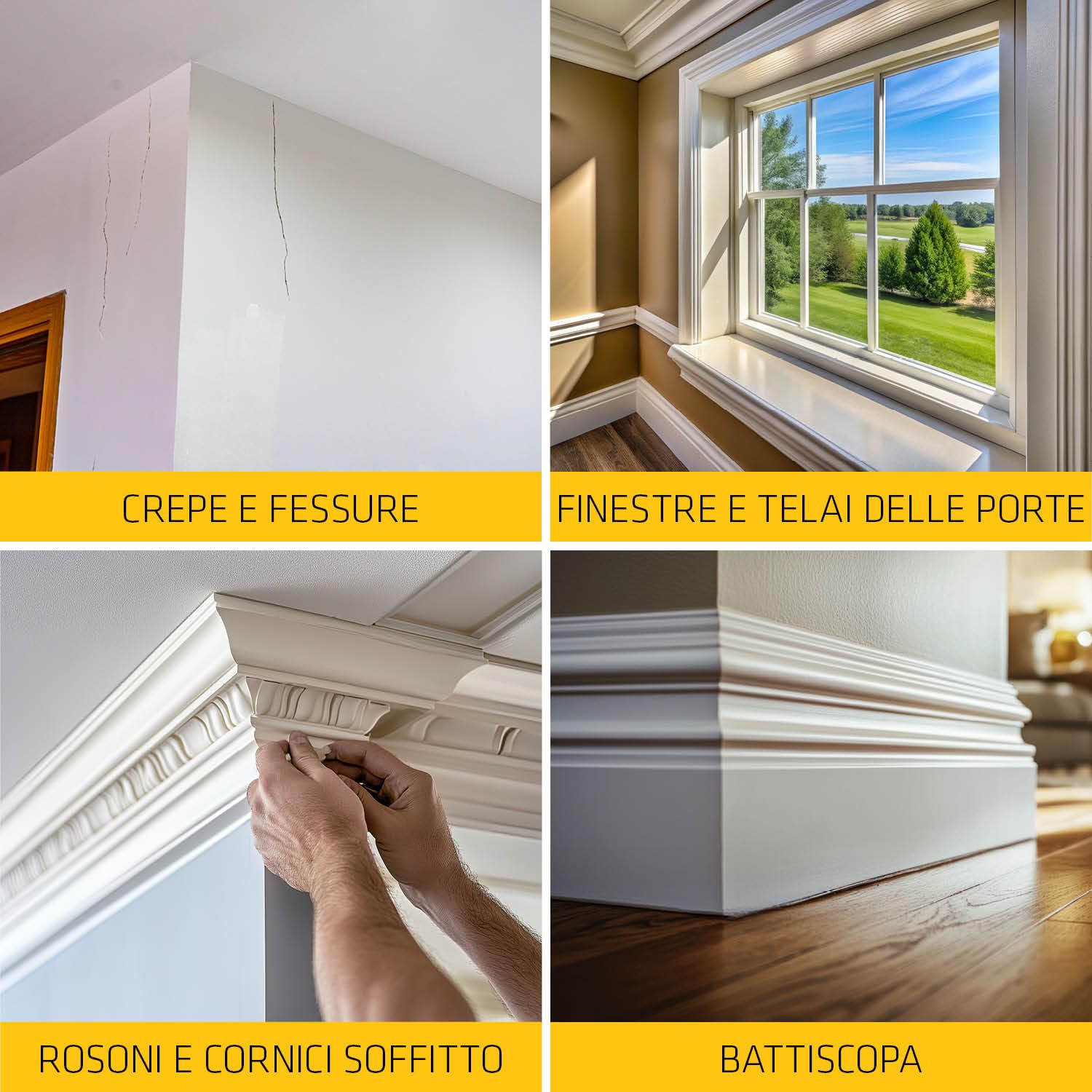 SIKA - Sigillante acrilico per interni - SikaSeal-157, Bianco - Ripara crepe, battiscopa e infissi con un tocco - Facilissimo da usare e sovraverniciare - 310ml