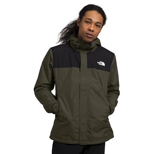THE NORTH FACE Mens Antora Triclimate, XXL, New Taupe Green/TNF Black