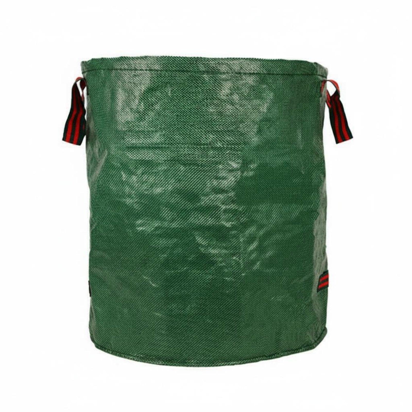 Foldable Leaf Bag Large Capacity Reusable Yard Waste Bag Tear Resistant Expandable Garden Container Bin for Landscapers, Homeowners, Outdoor, Storage 300L with Gloves| Yard, Garden & Outd-image-7