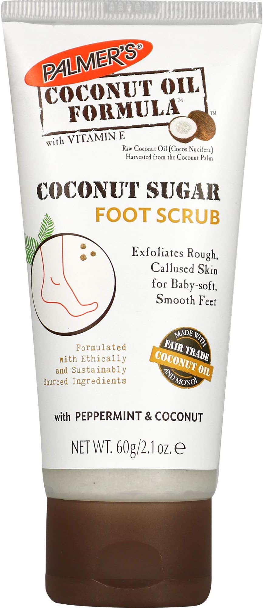 Palmers Coconut Sugar Foot Scrub 60g