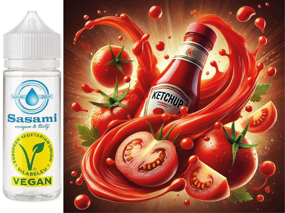 Kétchup aroma concentrado - Vegano - Sasami - 10ml