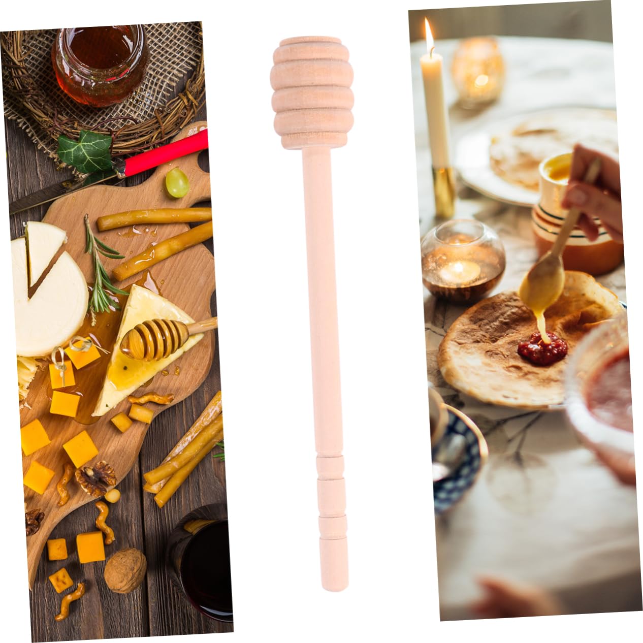 PRETYZOOM 12pcs Bee Stick Coffee Syrup Coffee Stirring Stick Espresso Whisk Honey Sticks Honeycomb Stick Honey Tool Honey Spoon Sticks Honey Ladle Portable Chocolate Sauce Wooden re-usable
