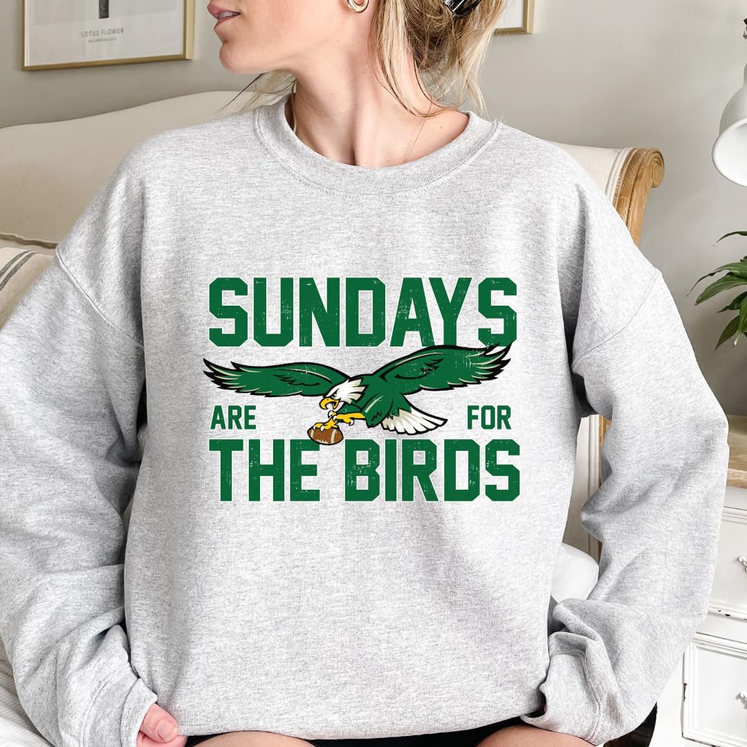 Daytee Sundays Are for the Birds Sweatshirt | Cozy Unisex Pullover | Game Day Apparel | Gift for Sports Fans - Image 4