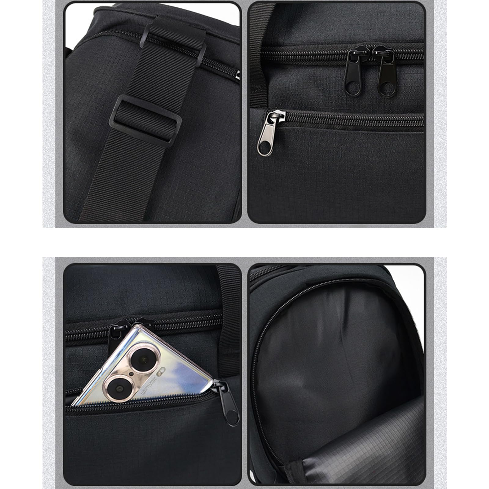 Bolsa de lona para mujer, bolsa de gimnasio, bolsa de viaje, bolsa de deporte, bolsa de viaje de negocios, bolsa de natación de gran capacidad para acampar