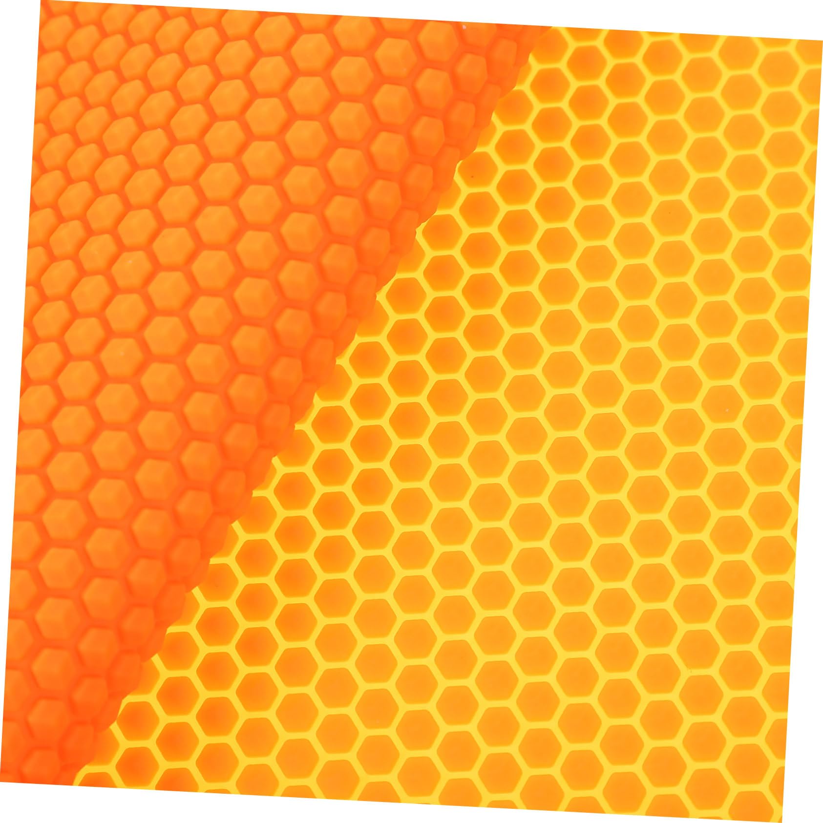GALPADA Stampo in Silicone Arancione per Foglio di Cera d Api Flessibile, Pratico ed Facile da Usare, per Attività Fai-da-te di Apicoltura e Artigianato