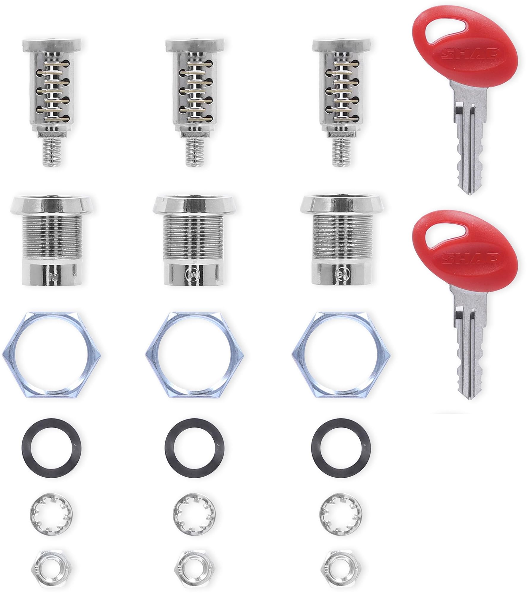 Shad SH42 Trunks 200062R 3 Pick Set for SH43 Silver