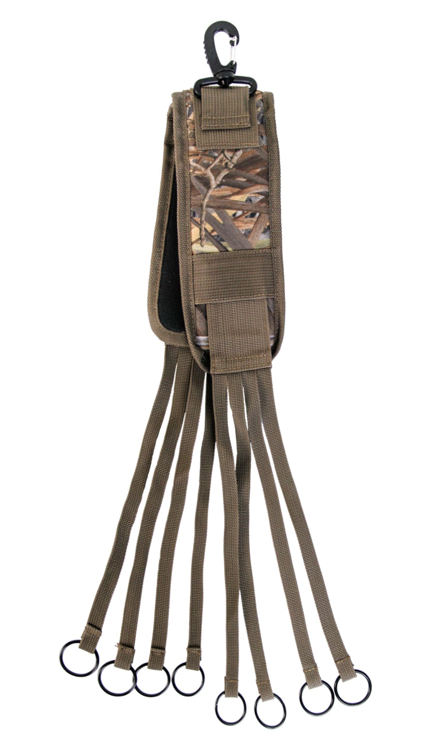 HOW'ON Duck Lanyard Dove Bird Waterfowl Slip Ring Carrier Hunting Game Carrier Dead leaves camo OneSize