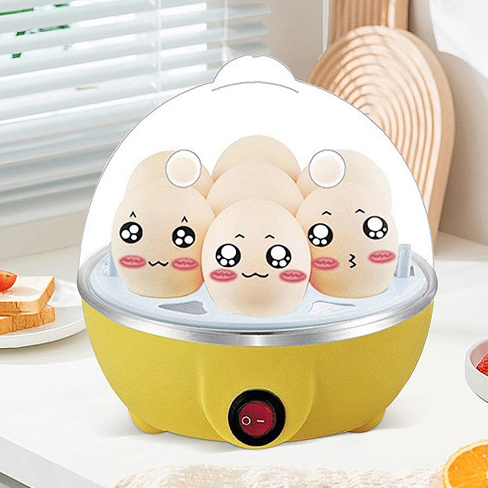 Máquina Para Cocer Huevos Duros, Cocedor De Huevos De 3 Niveles Para Cocción De, Máquina de Cocinar al Vapor Multiusos para Cocina