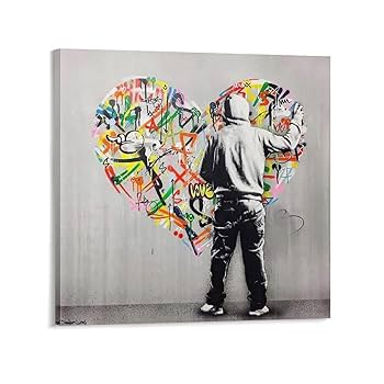 Amazon.co.jp: Banksyバンクシー作品「ストリートグラフィティ