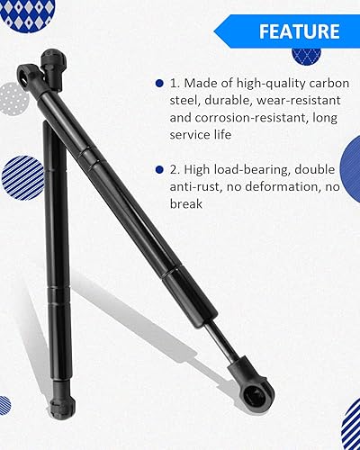 Miniatura 4 de Paquete de 2 amortiguadores de dirección amortiguadores de gas para Hustler Raptor SD SDX X XD XDX Flip-Up Limited FasTrak Big Dog y más modelos de