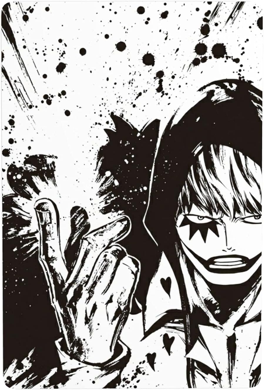 ワンピース コラソン ブリキのサイン壁の鉄の絵画 看板 ホームバーのビストロ屋内