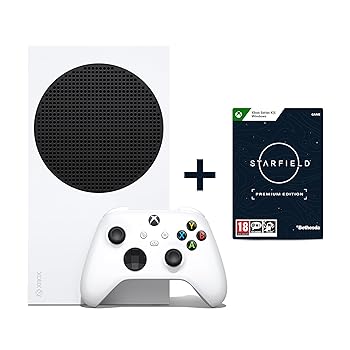 Xbox Series S White 512GB Digital Console + Starfield Premium Edition Download Code