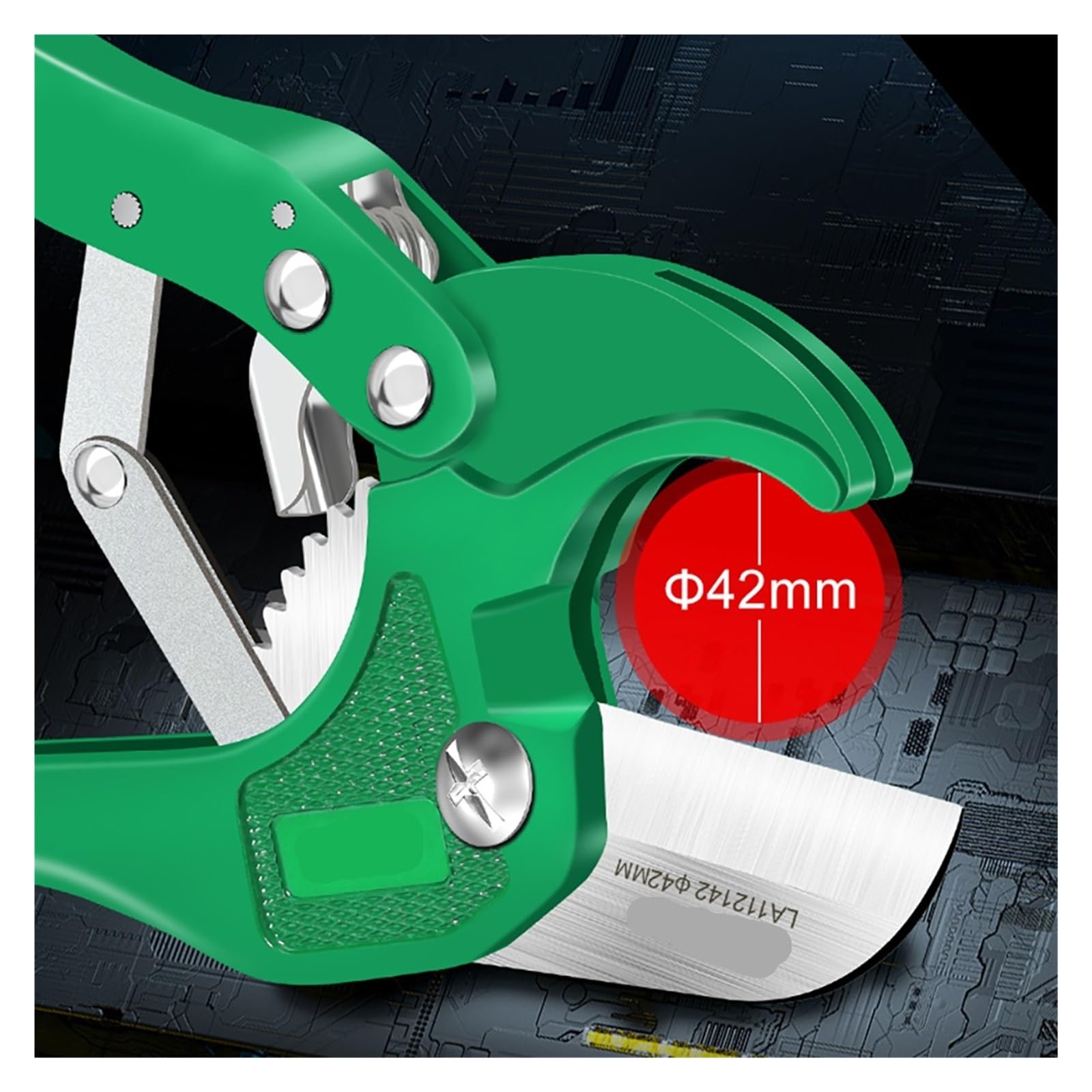 Tagliatubi a cricchetto da 42 mm 5CR13 Strumento in PVC con lama in rame