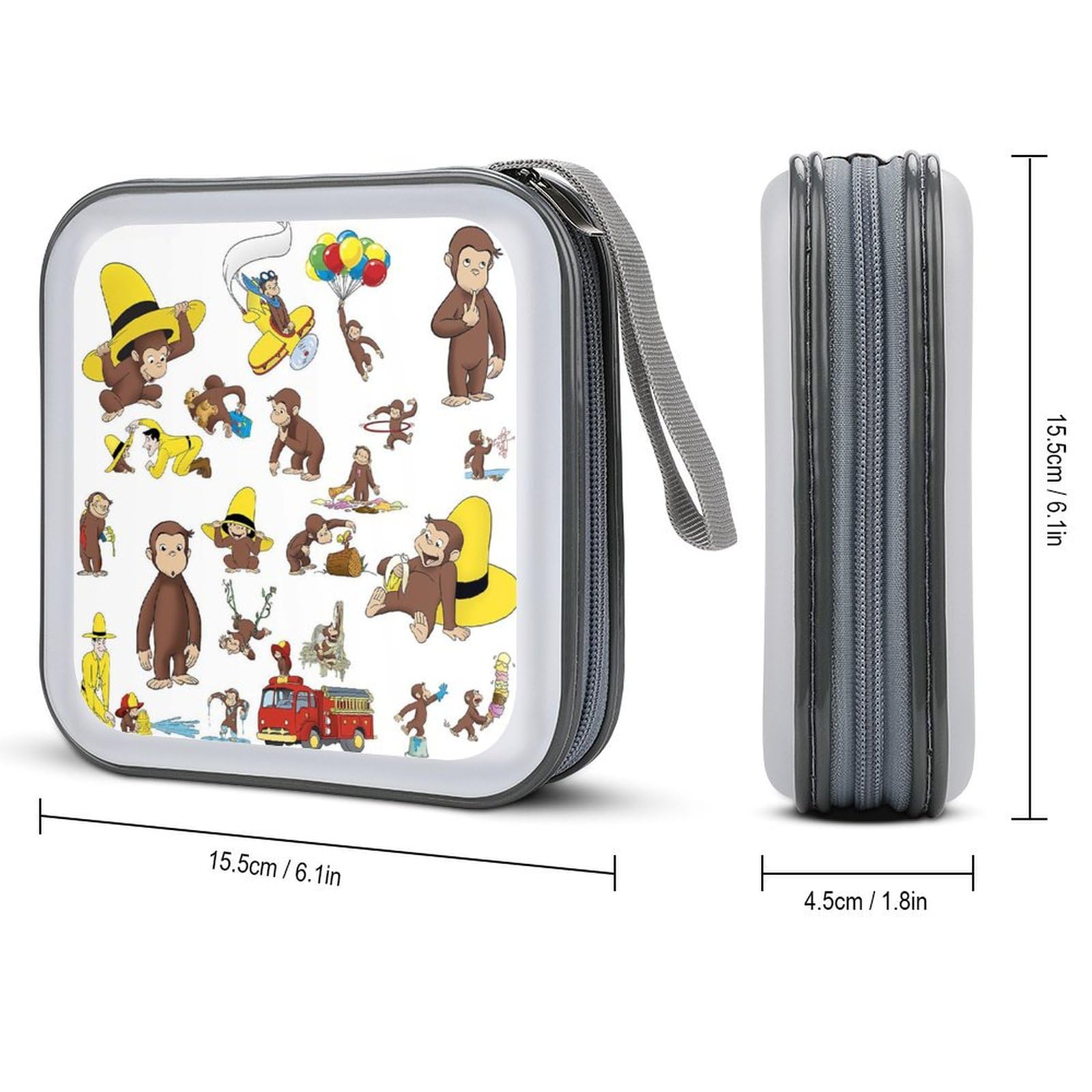 グルーミー　CDケース Amazon | Cdケース おさるのジョージ 40枚収納 Dvdケース