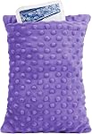 Abdominal Surgery Pillow with Pocket, Hysterectomy Pillow, Lumpectomy Recovery Pillow for Women, Small Pillow for Travel (Grey)