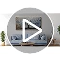 ERQINHUA Wall Art For Living Room Large Wall Decor Art For Office Abstract Pictures Blue Grey Tree Restaurant Wall Painting Framed Canvas Printing Art Bedroom Home Decoration Wood Framed 20"X40"