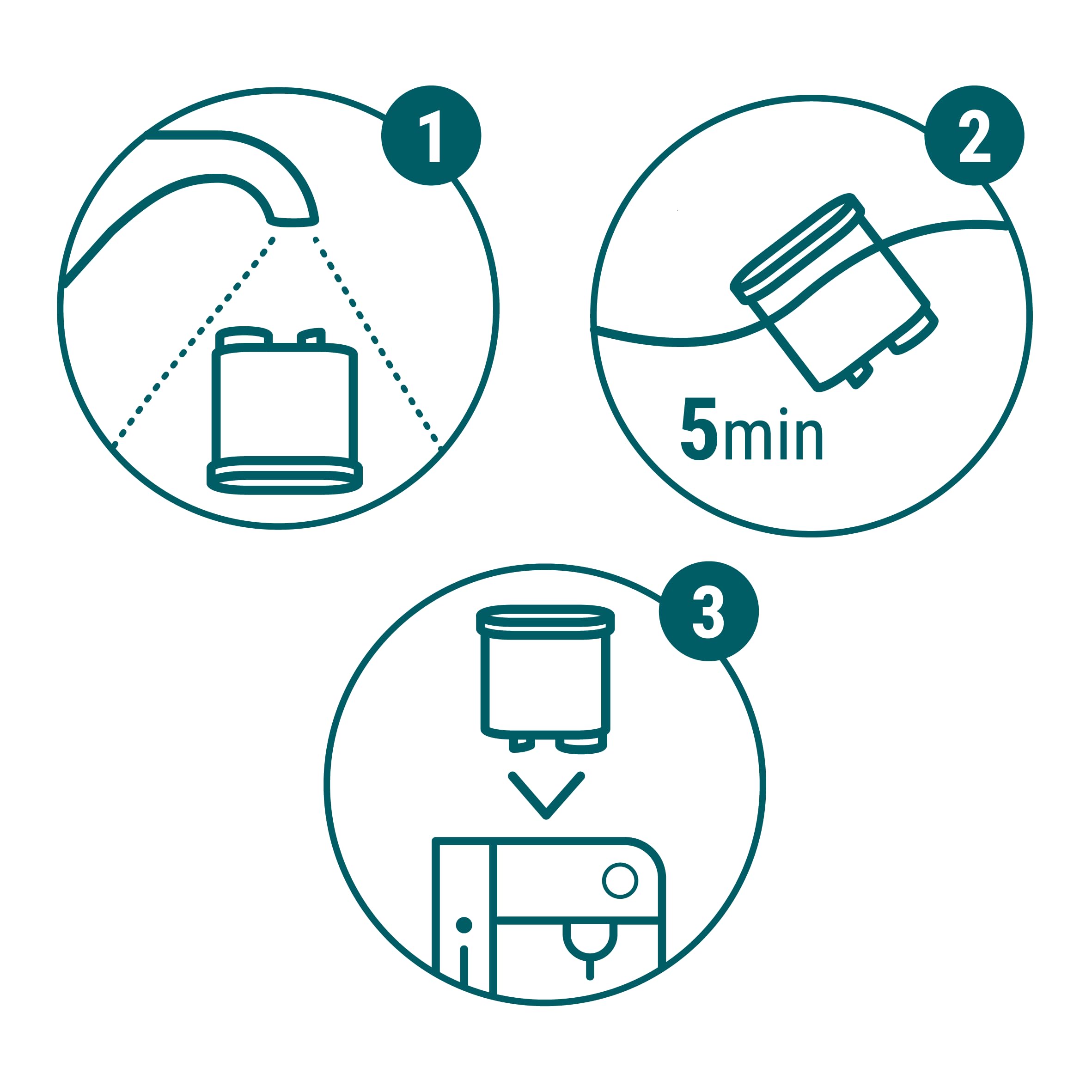Sillar 8 filtri per l'acqua CLEANI per macchine da caffè Saeco e Philips | compatibili con Philips AquaClean CA6903/10 CA6903/22 filtro antialcare, cartuccia filtrante per macchina da caffè Saeco