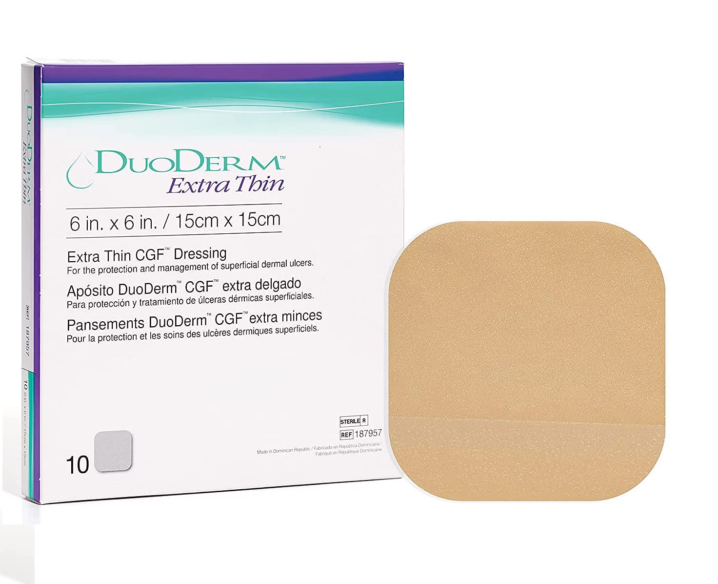 Extra Thin CGF Dressing (6in. X 6in./ 15cm X 15cm) (Pack of 10) (B0BR3WC82C) Amazon Price History, Amazon Price Tracker