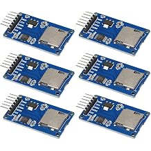 Micro SD Card Module Mini TF Card Adapter with Memory Storage Breakout Board SPI Interface Driver TF Card Adapter 6pcs